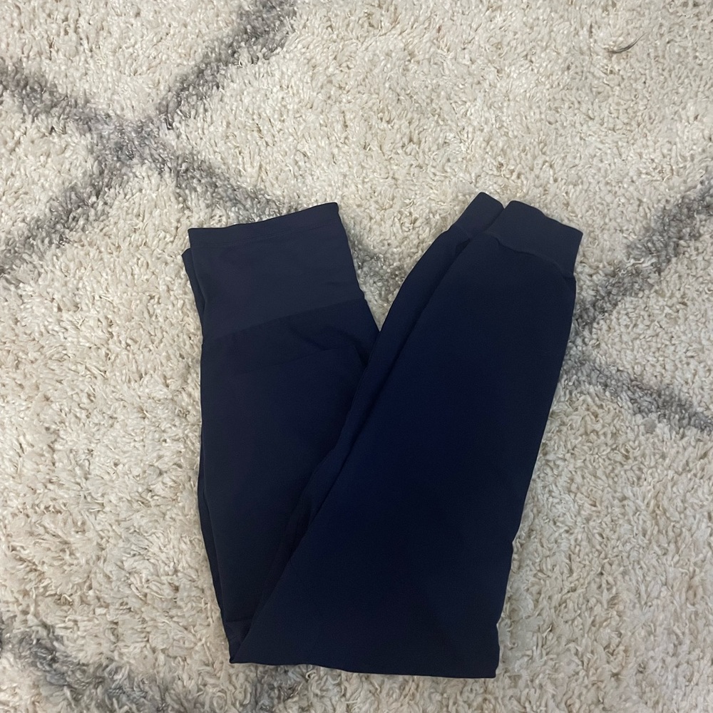 Navy small maternity scrubs. Figs joggers.